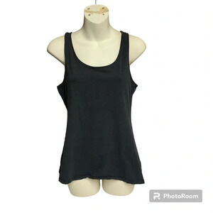 H&M basic black tank top perfect for layering size large